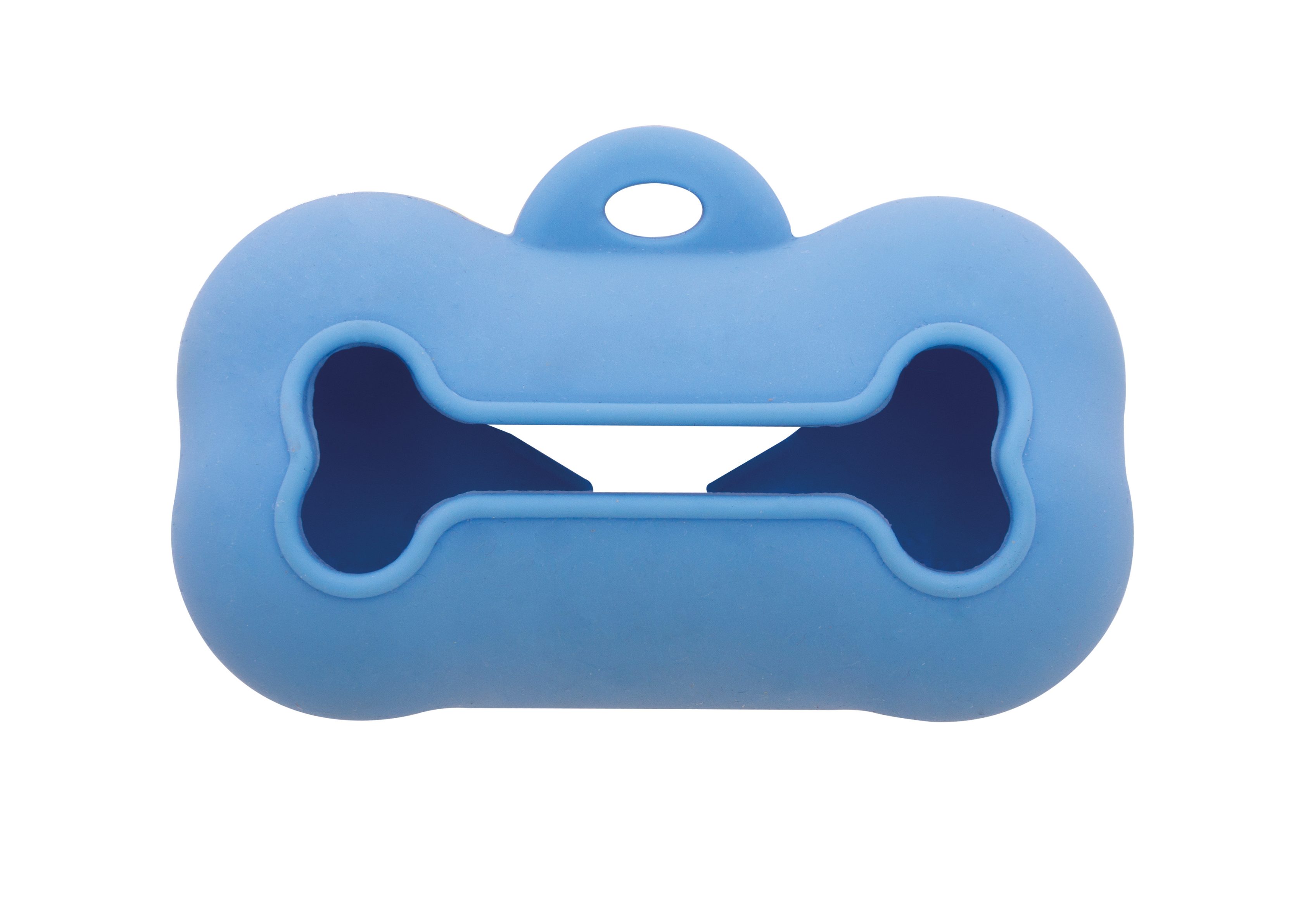 Silicone Waste Bag Holder Light Blue