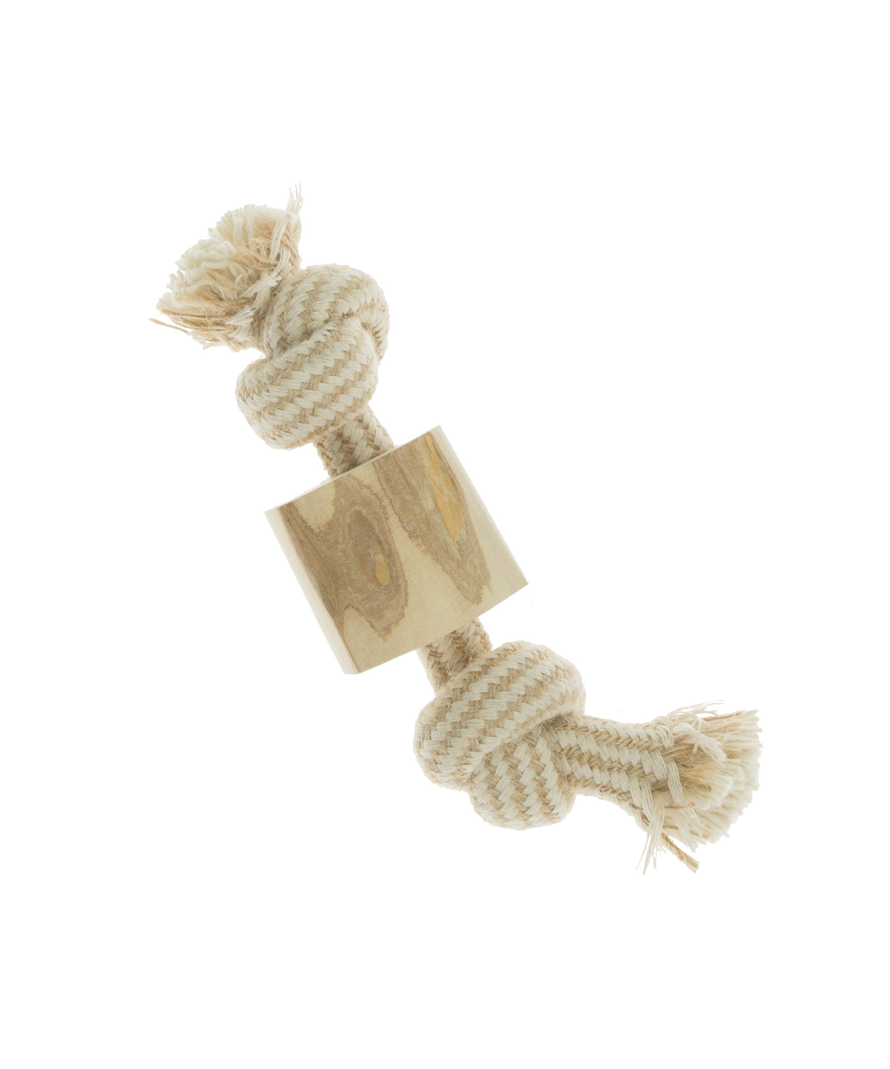 Coffee Wood &amp; 2 Knot Rope