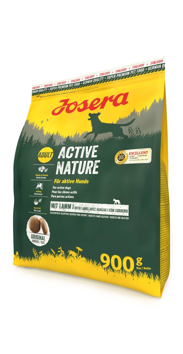 4032254745334_Hund_Josera_Nature_Active_Nature_900g_Exklusiv_seitlich