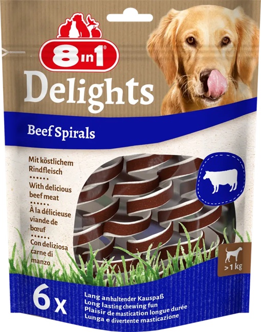 8in1 Delights Spirals 60g/6 pcs