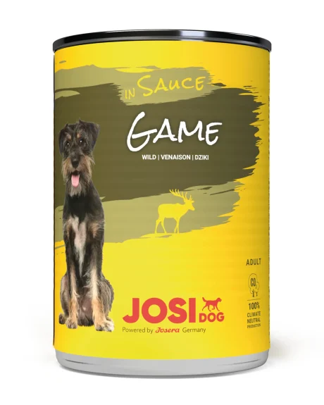 JosiDog Game in Sauce 415g Expiring 21/05/2026
