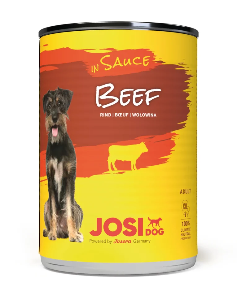 4032254774075_Hund_JosiDog_3x4_Beef_in_sauce_415g_frontal