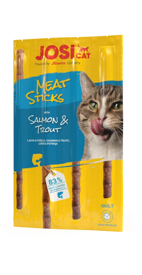 JosiCat Meat Sticks Salmon & Trout 35g Expiring 29/04/2026