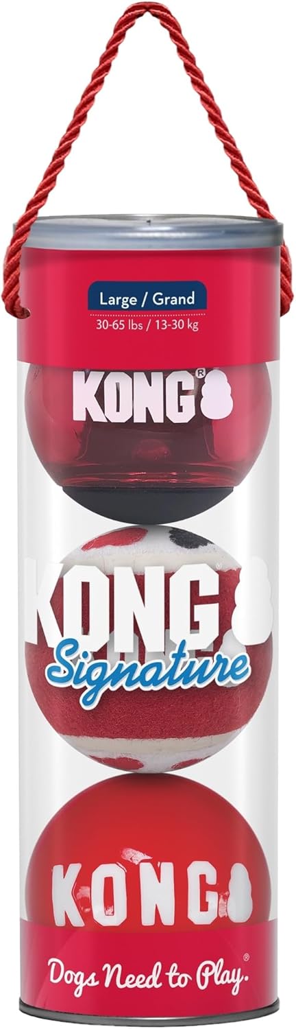 Kong Signature Balls Ø8cm 3pcs Large