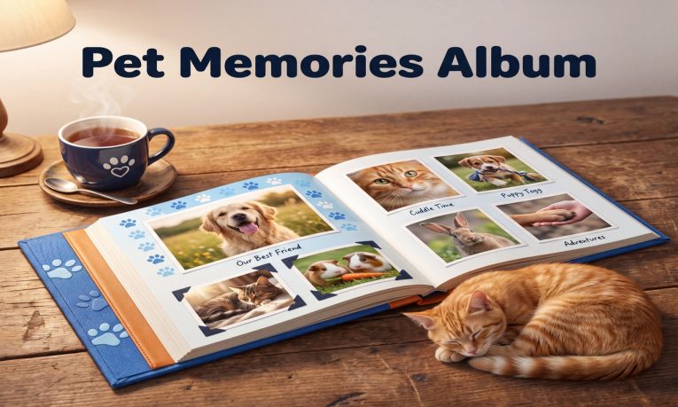 PC-41 Pet Photo Album & Scrapbook Templates